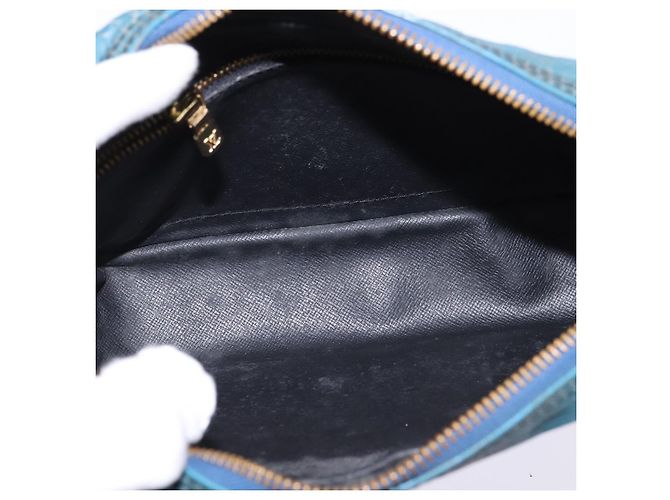 LOUIS VUITTON Borsa a Spalla Epi Trocadero 23 Blu M52305 LV Auth 148063 - vista 10