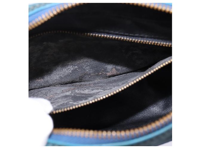 LOUIS VUITTON Borsa a Spalla Epi Trocadero 23 Blu M52305 LV Auth 148063 - vista 11