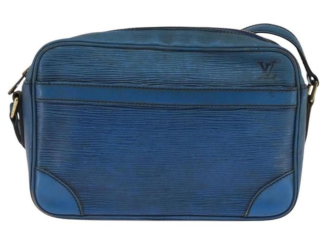 LOUIS VUITTON Borsa a Spalla Epi Trocadero 23 Blu M52305 LV Auth 148063 - vista 13