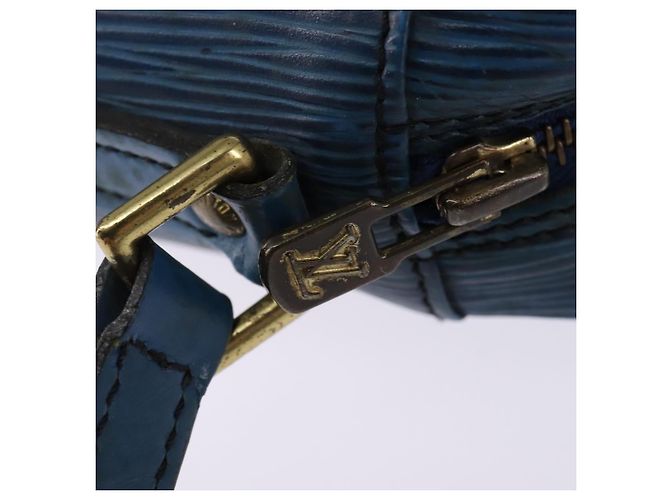 LOUIS VUITTON Borsa a Spalla Epi Trocadero 23 Blu M52305 LV Auth 148063 - vista 9