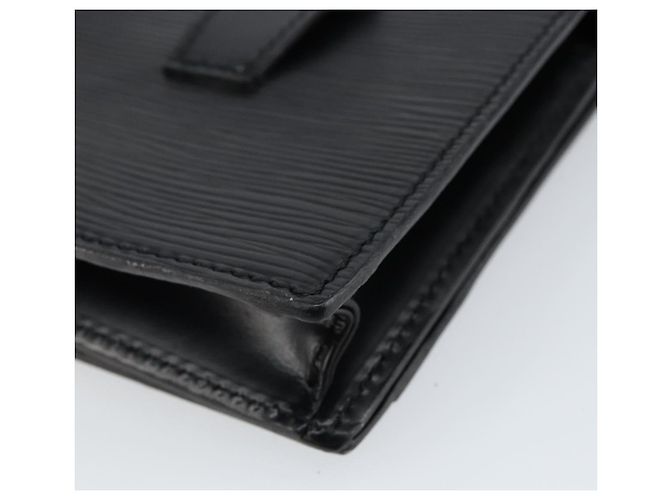 LOUIS VUITTON Epi Pochette Cintura Borsa a Vita Nera M52602 LV Auth ep11253 - vista 15