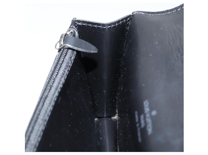 LOUIS VUITTON Epi Pochette Cintura Borsa a Vita Nera M52602 LV Auth ep11253 - vista 19