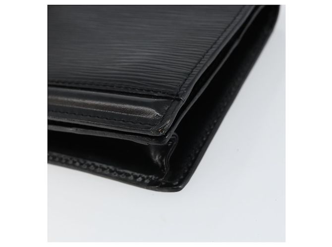 LOUIS VUITTON Epi Pochette Cintura Borsa a Vita Nera M52602 LV Auth ep11253 - vista 7