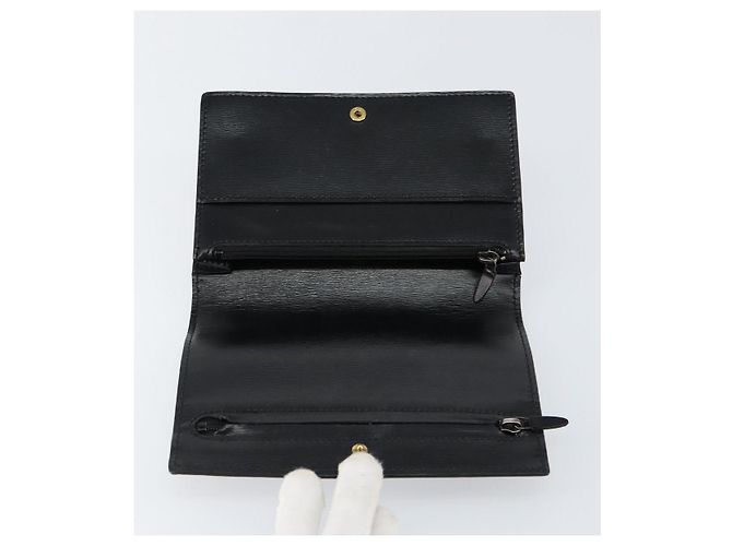 LOUIS VUITTON Epi Pochette Cintura Borsa a Vita Nera M52602 LV Auth ep11253 - vista 8