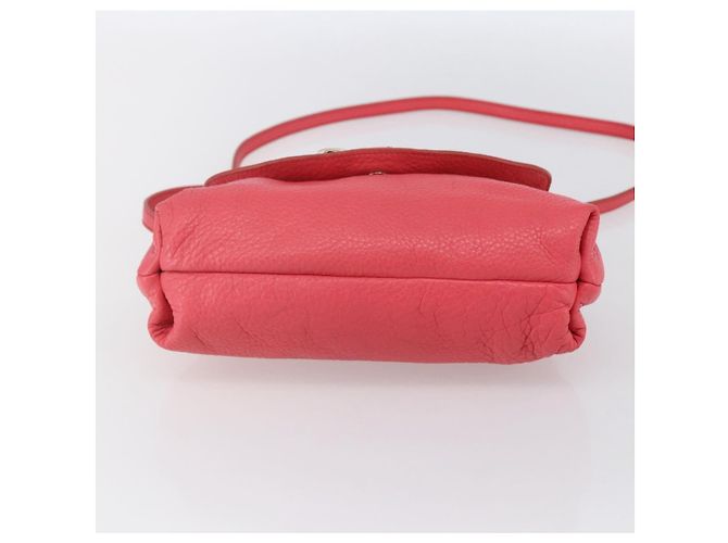 Chloé Borsa a Mano Chloe Lily in Pelle 2 in 1 Rosa Argento Auth BA7367V - vista 11