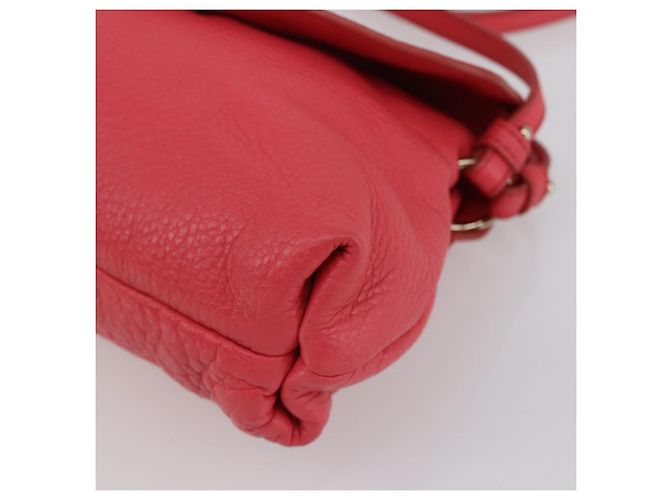 Chloé Borsa a Mano Chloe Lily in Pelle 2 in 1 Rosa Argento Auth BA7367V - vista 12
