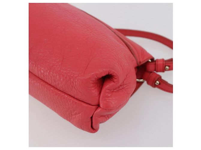 Chloé Borsa a Mano Chloe Lily in Pelle 2 in 1 Rosa Argento Auth BA7367V - vista 14