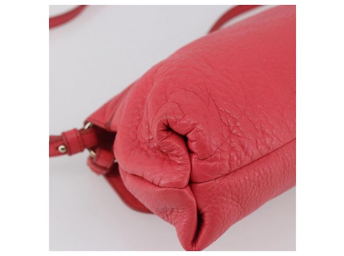 Chloé Borsa a Mano Chloe Lily in Pelle 2 in 1 Rosa Argento Auth BA7367V - vista 15