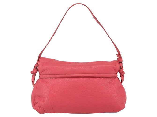Chloé Borsa a Mano Chloe Lily in Pelle 2 in 1 Rosa Argento Auth BA7367V - vista 3