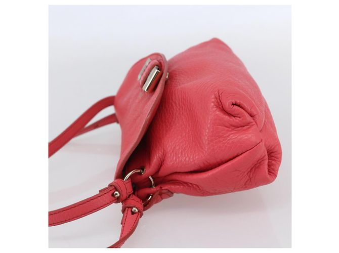 Chloé Borsa a Mano Chloe Lily in Pelle 2 in 1 Rosa Argento Auth BA7367V - vista 4