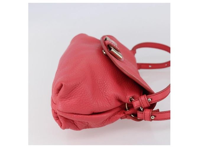 Chloé Borsa a Mano Chloe Lily in Pelle 2 in 1 Rosa Argento Auth BA7367V - vista 5
