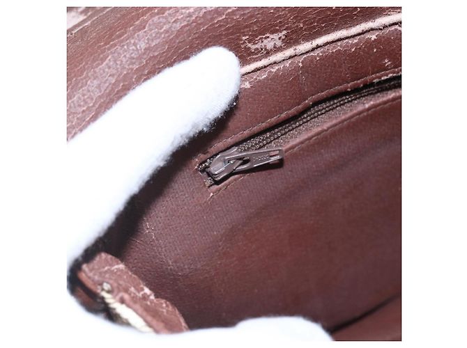 Autre Marque Borsa a Spalla Burberrys Nova Check PVC Beige Oro Auth 147010 D'oro - vista 15