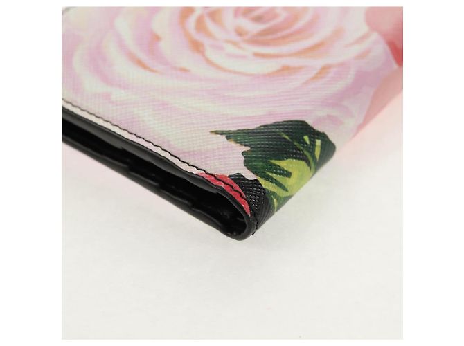 PRADA Bifold Wallet Leather Pink Auth 136570V - view 10