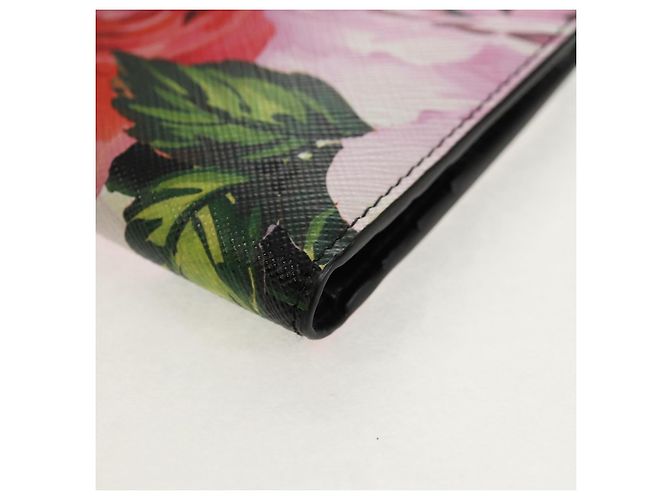 PRADA Bifold Wallet Leather Pink Auth 136570V - view 9