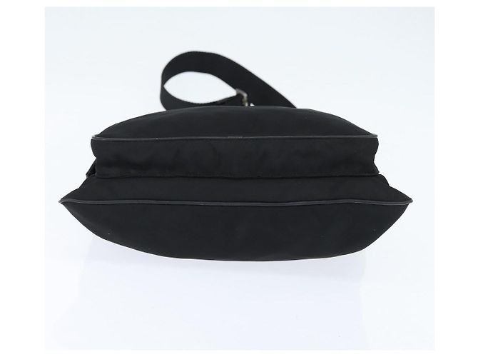 Borsa a Spalla PRADA Nylon Nero Argento Autentica am9553 - vista 10