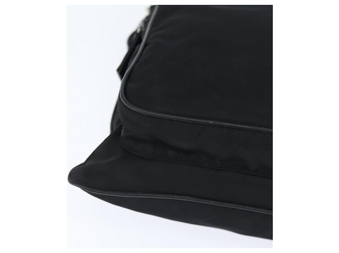 Borsa a Spalla PRADA Nylon Nero Argento Autentica am9553 - vista 11