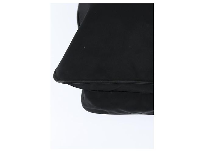 Borsa a Spalla PRADA Nylon Nero Argento Autentica am9553 - vista 13