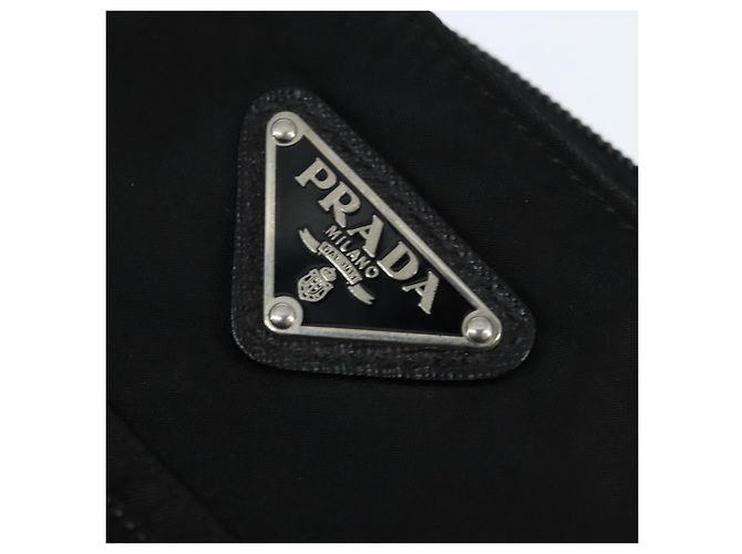 Borsa a Spalla PRADA Nylon Nero Argento Autentica am9553 - vista 15