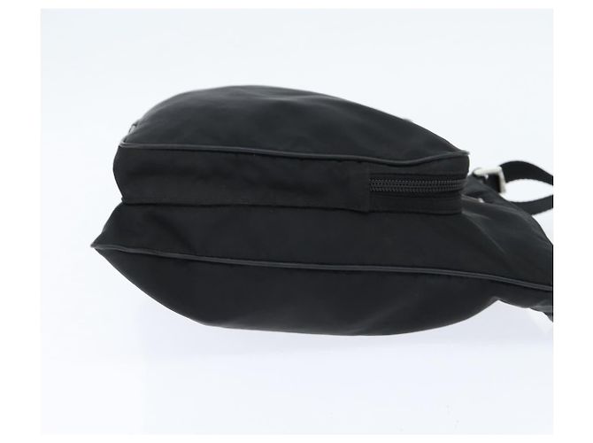 Borsa a Spalla PRADA Nylon Nero Argento Autentica am9553 - vista 5