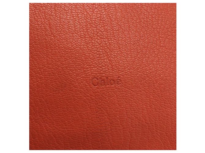 Chloé Chloe Dylan Tote Bag Leder Gold lachsrosa Auth am9397 Pink Golden - Ansicht 15
