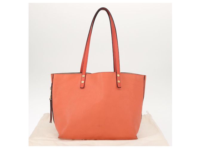 Chloé Chloe Dylan Tote Bag Leder Gold lachsrosa Auth am9397 Pink Golden - Ansicht 23