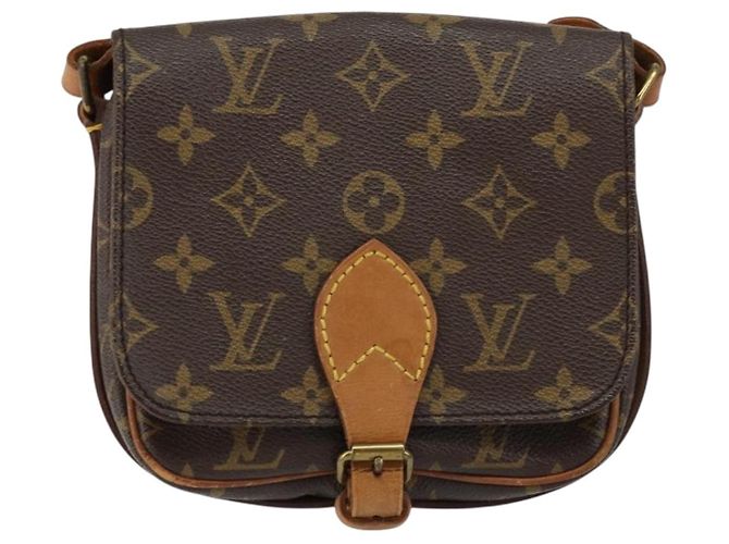 LOUIS VUITTON Borsa a Spalla Monogram Cartouchiere PM M51254 LV Auth 130814 Monogramma - vista 2