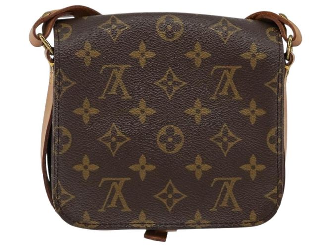 LOUIS VUITTON Borsa a Spalla Monogram Cartouchiere PM M51254 LV Auth 130814 Monogramma - vista 3