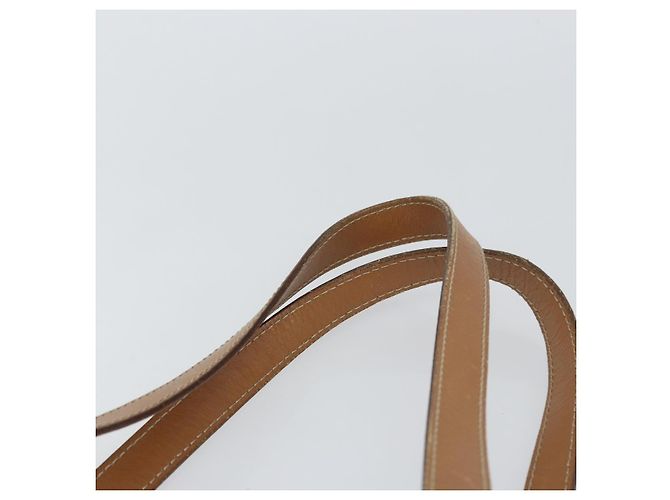 Céline Borsa a Spalla in Tela Macadam CELINE PVC Beige Oro Auth gh1093 D'oro - vista 8