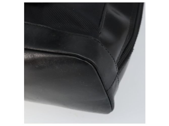 Sac Gucci Bamboo en nylon émaillé 2 en 1 noir argent 003 2058 0059 5 Auth gh1147 Argenté - vue 12