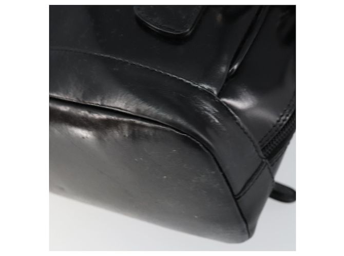 Sac Gucci Bamboo en nylon émaillé 2 en 1 noir argent 003 2058 0059 5 Auth gh1147 Argenté - vue 14