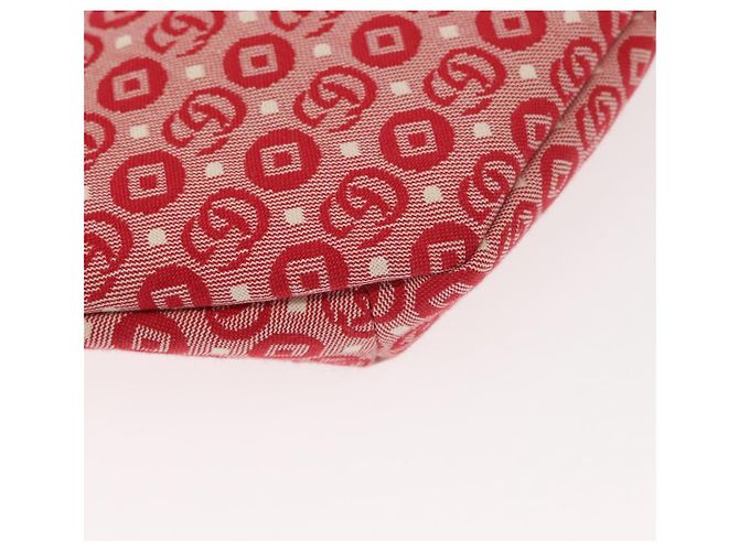 GUCCI Bolsa de Corpo Sherry Line em Lona e Couro Vermelho Prata 502095 Auth BA7468 - vista 12