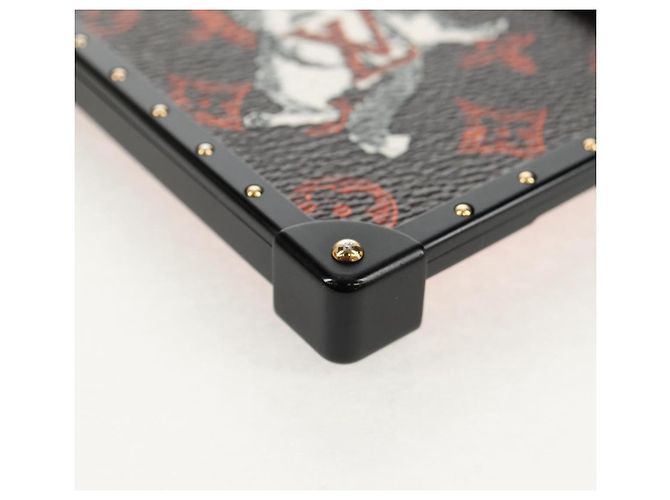 LOUIS VUITTON Catgram iPhone X iPhone XS Eye Trunk iPhone M63891 LV Auth 128518M Monogramma - vista 11