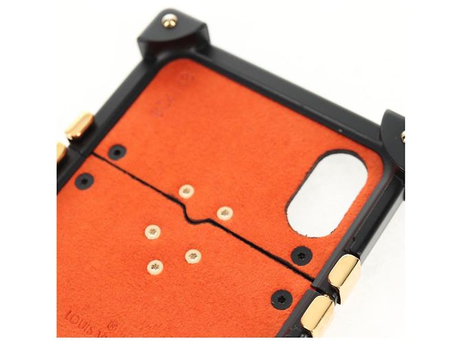 LOUIS VUITTON Catgram iPhone X iPhone XS Eye Trunk iPhone M63891 LV Auth 128518M Monogramma - vista 17