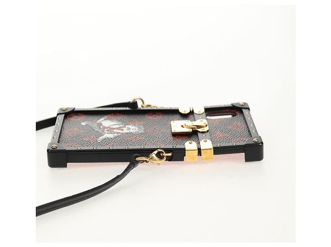 LOUIS VUITTON Catgram iPhone X iPhone XS Eye Trunk iPhone M63891 LV Auth 128518M Monogramma - vista 5
