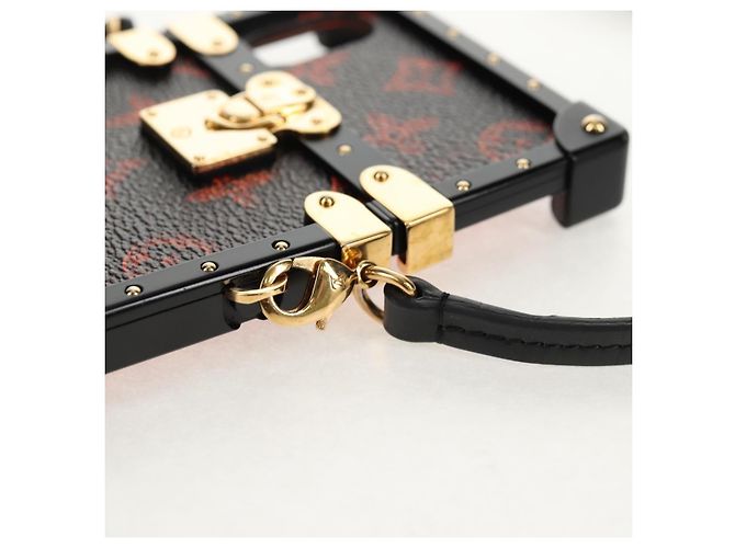 LOUIS VUITTON Catgram iPhone X iPhone XS Eye Trunk iPhone M63891 LV Auth 128518M Monogramma - vista 9