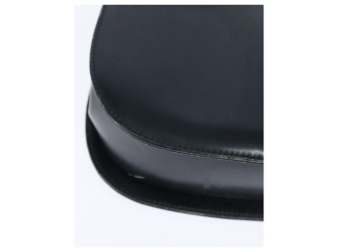 Borsa a Spalla Gancini in Pelle Salvatore Ferragamo Blu Navy Oro Auth 150345 D'oro - vista 12
