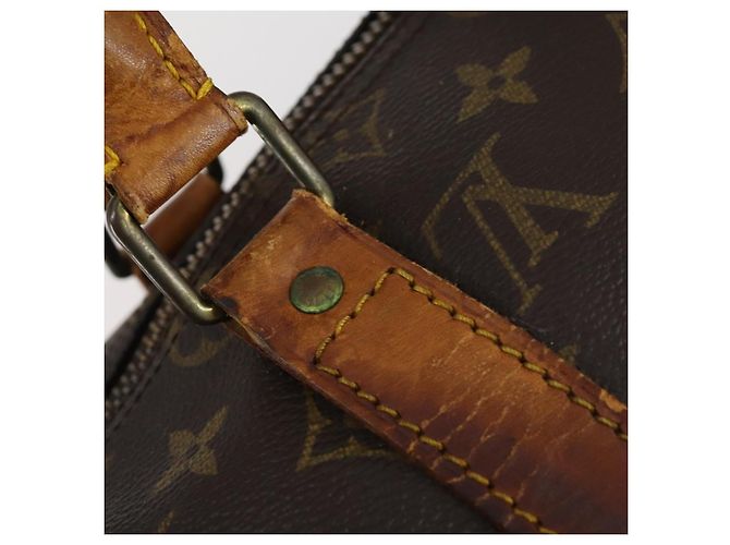 LOUIS VUITTON Borsa Boston Monogram Keepall 50 M41426 LV Auth 146472 Monogramma - vista 16