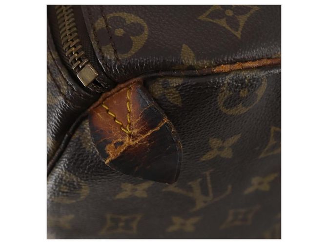 LOUIS VUITTON Borsa Boston Monogram Keepall 50 M41426 LV Auth 146472 Monogramma - vista 17