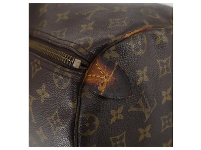 LOUIS VUITTON Borsa Boston Monogram Keepall 50 M41426 LV Auth 146472 Monogramma - vista 6