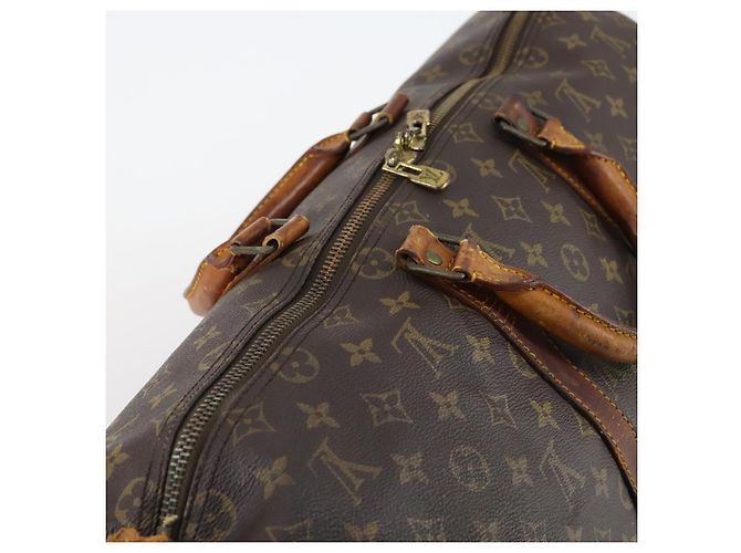 LOUIS VUITTON Borsa Boston Monogram Keepall 50 M41426 LV Auth 146472 Monogramma - vista 7