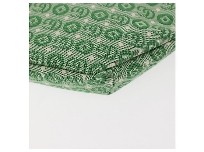 Borsa GUCCI a tracolla in tela e pelle verde argento 502095 Auth BA7469 - vista 13