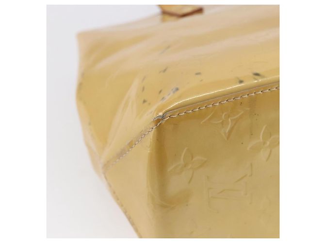 LOUIS VUITTON Borsa a Mano Monogram Vernis Reade PM Beige M91334 LV Auth BA7438 - vista 16