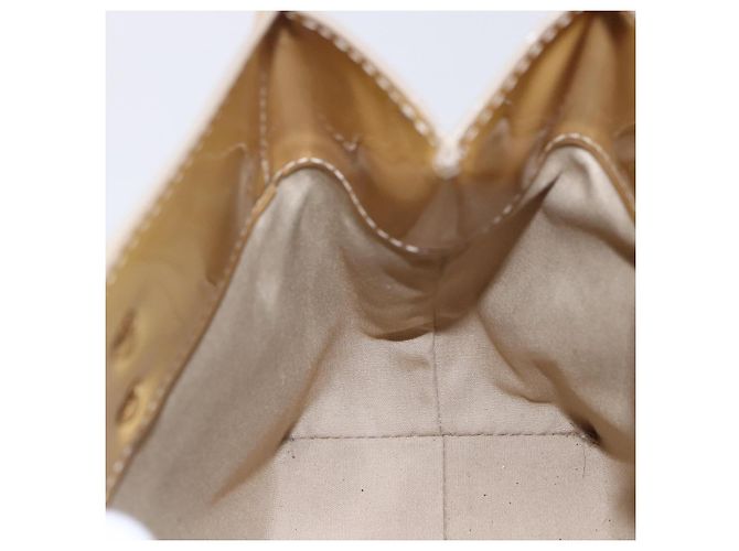 LOUIS VUITTON Borsa a Mano Monogram Vernis Reade PM Beige M91334 LV Auth BA7438 - vista 19