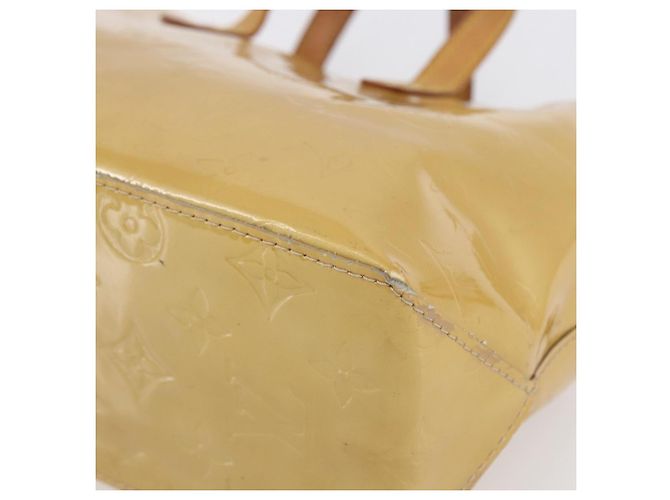 LOUIS VUITTON Borsa a Mano Monogram Vernis Reade PM Beige M91334 LV Auth BA7438 - vista 9