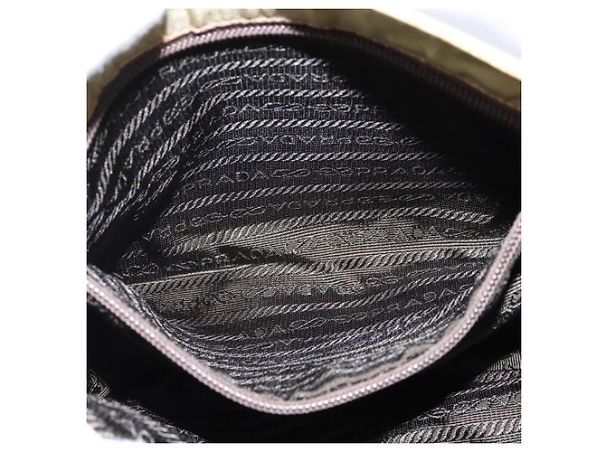 Prada Borsa a Spalla in Pelle Beige Auth bs30564 - vista 19