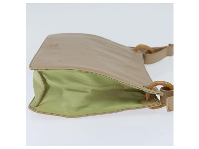 Prada Borsa a Spalla in Pelle Beige Auth bs30564 - vista 5