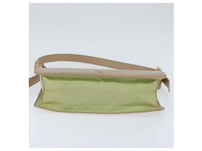 Prada Borsa a Spalla in Pelle Beige Auth bs30564 - vista 9