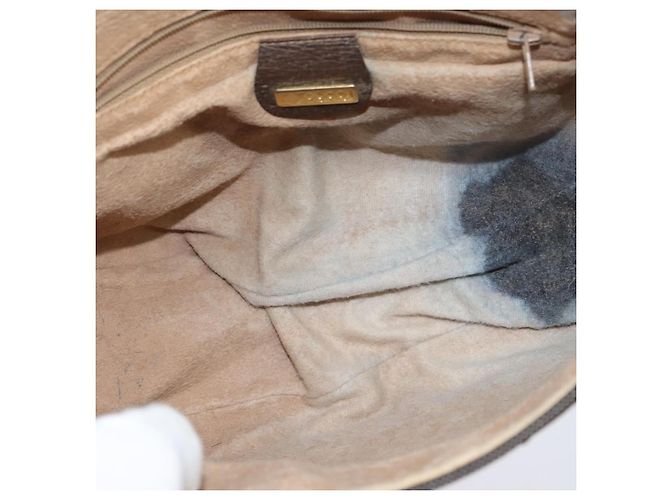 Bolsa Gucci GG Supreme Web Sherry Line PVC Bege Dourado 001 58 0918 Auth BA7459 - vista 16