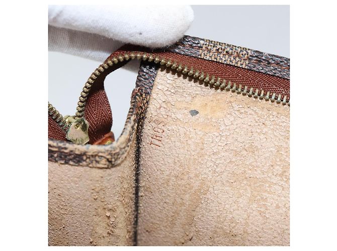 LOUIS VUITTON Poche Toilette 26 Damier Ebene N47543 Auth LV 148144 - vista 12