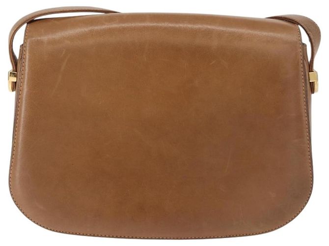 Gucci Borsa a Spalla in Pelle Marrone Oro Auth ep11690 D'oro - vista 3